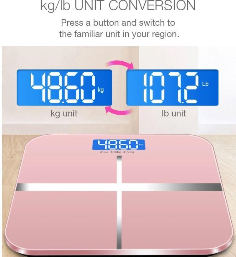 Good Quality Digital Bathroom Weighing Scale Personal Weight Balance Body Fat Scale