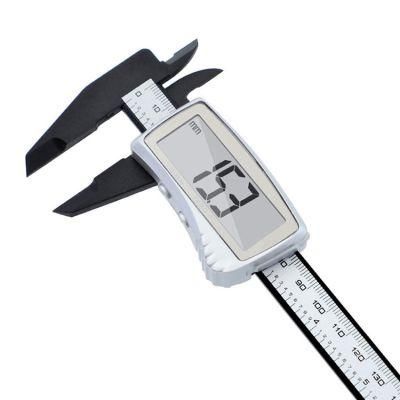 Ruitool Plastic Digital Caliper 150mm Large Screen Electronic Vernier Caliper Carbon Fiber Metric Inch