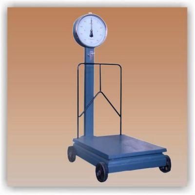 Ttz-200/300/500 Cart Type Double Dial Platform Scale with Wheels, Accurate Measurement
