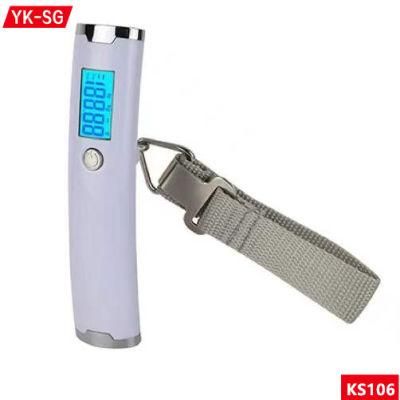 LCD Digital Weighing Scale Stainless Steel Digital Luggage Weight Scale 50kg Mini Electronic Hanging Luggage Scale