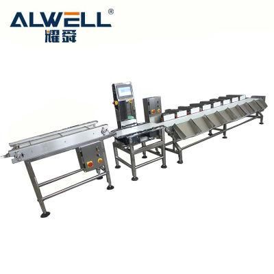 Hot Selling Automatic Frozen Meat Shrimp Express Package Weight Sorting Machine Seafood Grading Machine Chicken Sorter