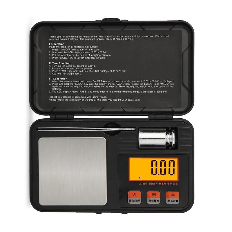 OEM Portable Electronic Scale 0.001g Mini Tool Box Jewelry Scale 0.01g