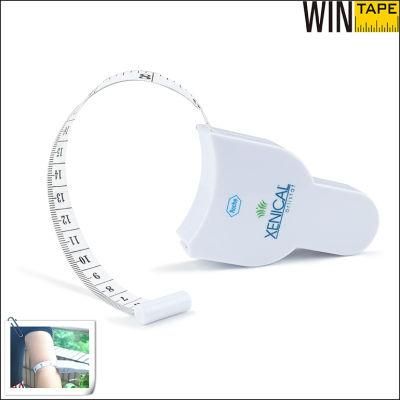 1.5m ABS White Waist Measuring Ruler for Health Products