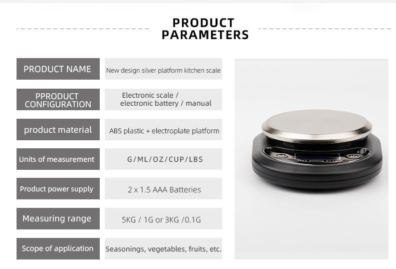 Wholesale 5kg Electronic Digital Kitchen Food Weighing Scale