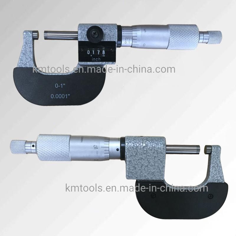 0-1′ ′ Outside Micrometer with Mechanical Counter Measuring Device