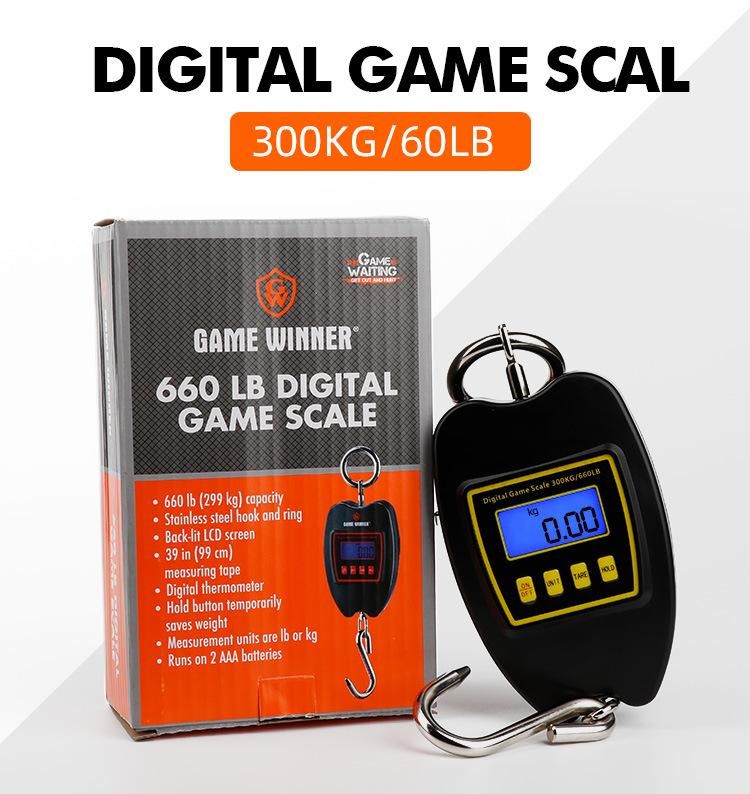 Big Capacity Electronic Hunt Balance Digital Hanging Luggage Scale Weighing Scale 300kg