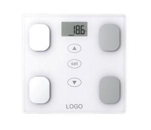 Glass Platform Electronic Body Fat Scale with Full Base