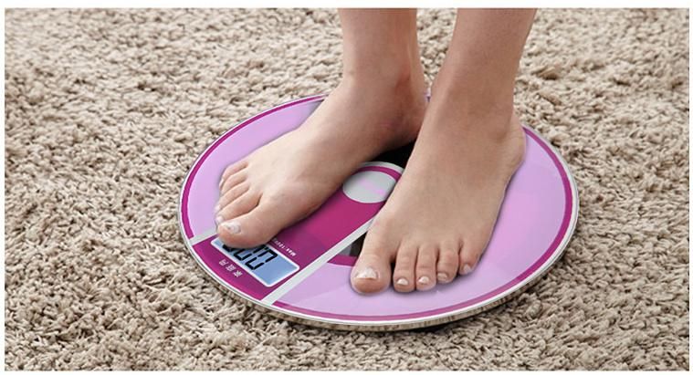 180kg Capacity Tempering Glass Bathroom Scale Digital Body Bathroom Scale