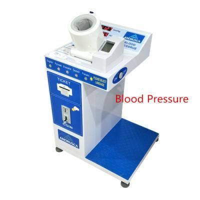 Coin Operated Personal Blood Pressure Machinewith Print and LED Display