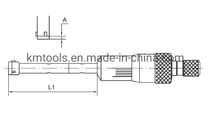 6-8mm Three-Point Internal Micrometer Professional Supplier