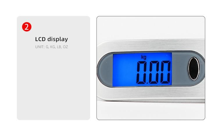 New Arrival Digital Portable Luggage Weighing Hanging Scale 50kg