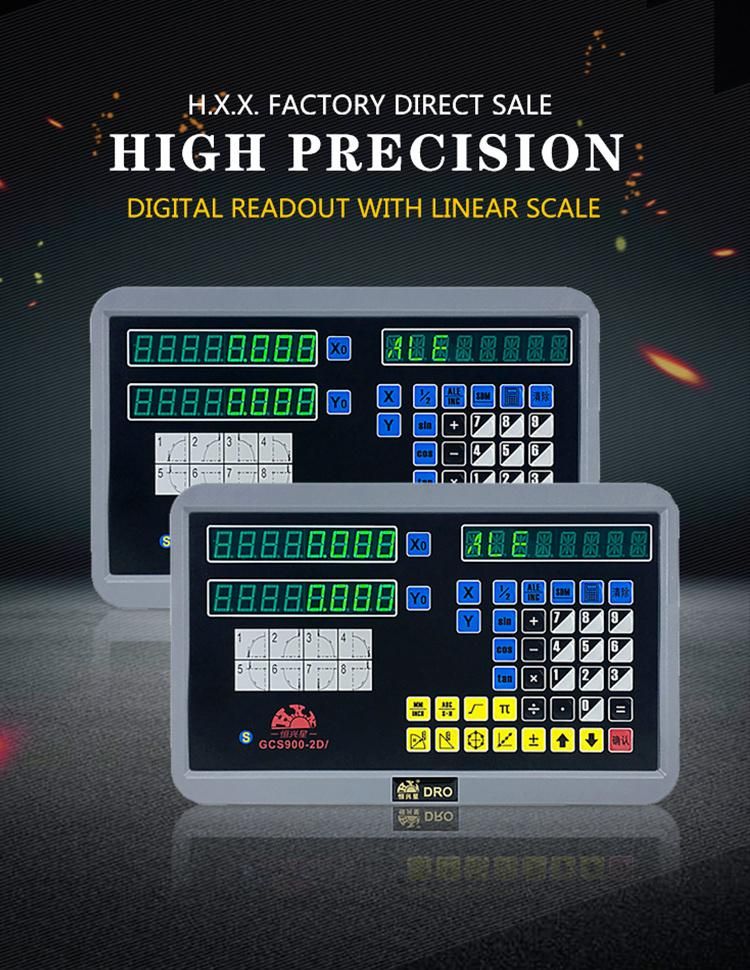 High Precision Universal Digital Hxx 2 Axis Dro for Lathe