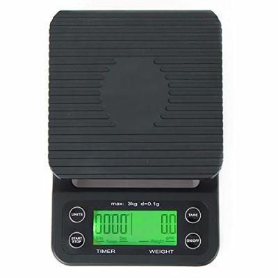 Multifunction New Timer Function Electronic Coffee Scale Foldable Kitchen Scale