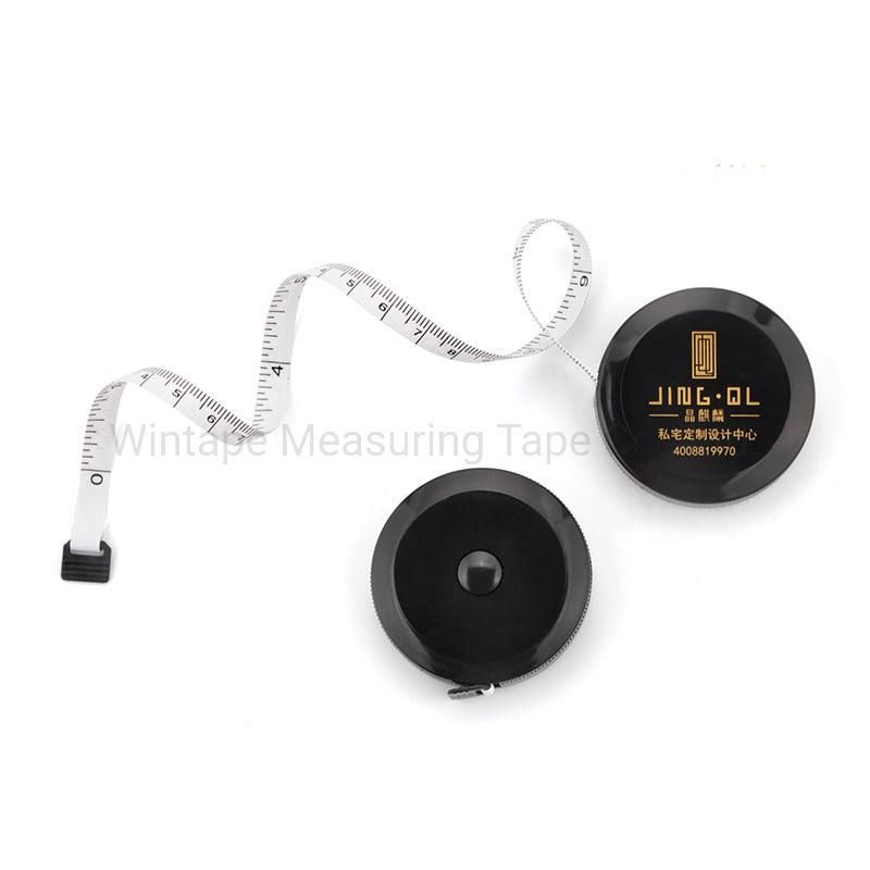 Wintape Black Sewing Retractable Fiberglass Tape Measure