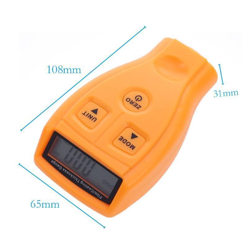 Russian Manual GM200 Paint Thickness Digital Paint Coating Thickness Gauge Car Painting Meter with Original Box