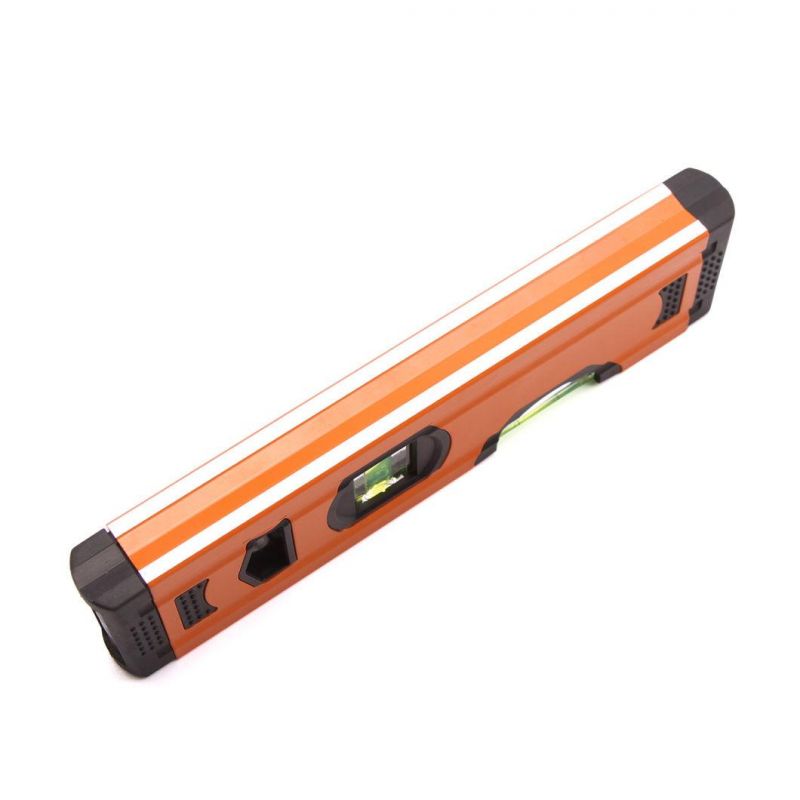 Two Vials Horizontal Vertical Spirit Levels with ABS+TPR Handle