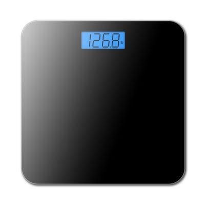 Electronic Bathroom Scale with Tempered Glass for Body Weighing