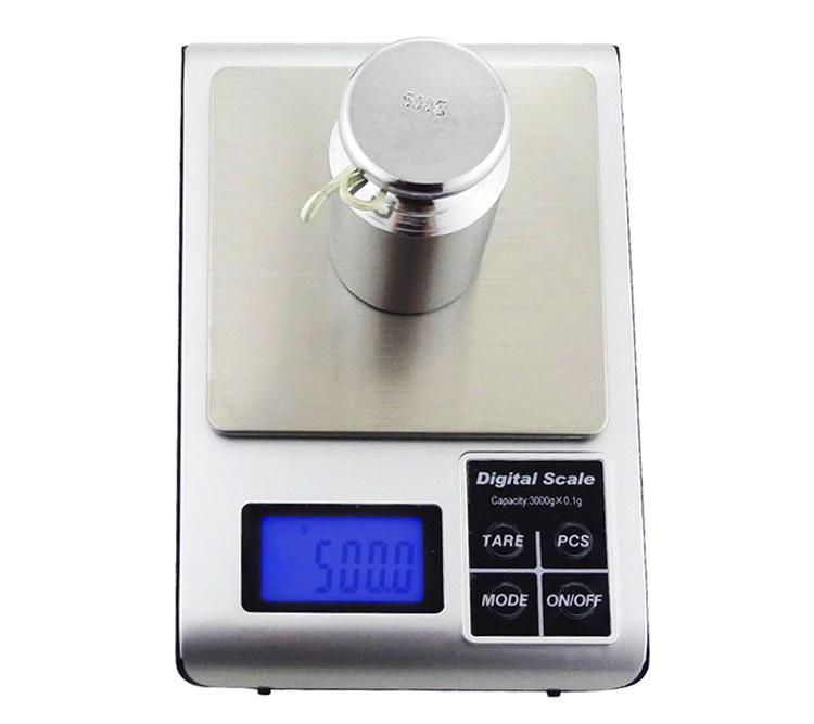 Hostweigh 5kw 3000g X 0.1g Digital Pocket Scale for Jewelry/Gold/Weed with Cover