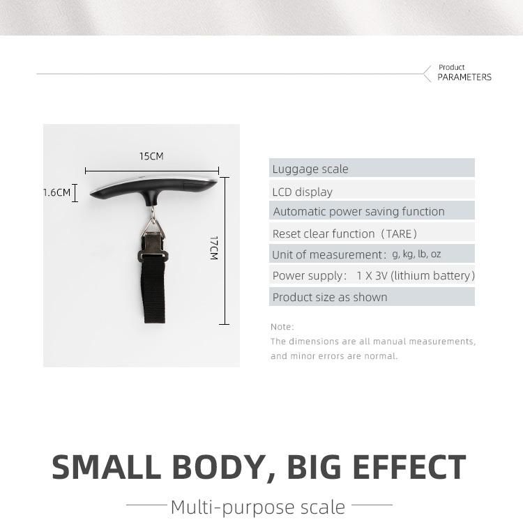 Multifunction Digital Portable Handle Suitcase Luggage Scale