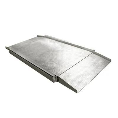 Low Profile 1000kg 2000kg OIML Approved Stainless Steel Double Ramps Floor Scale