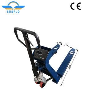 Hot Selling Forklift Manual Lift Pallet Truck Weighing Scale