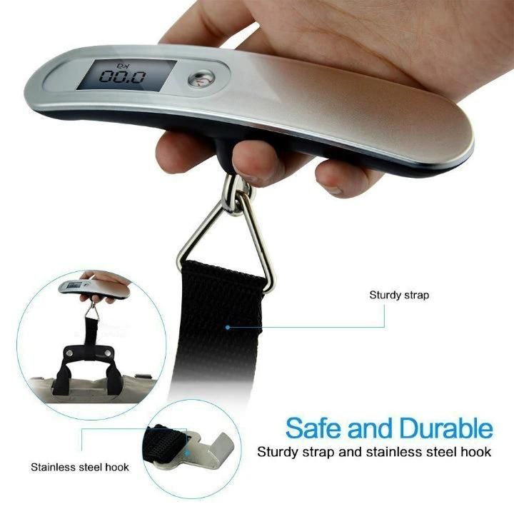 50kg Portable Electronic LCD Travel Weighing Scale Luggage