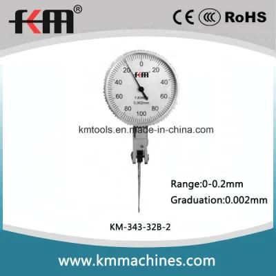 0-0.2mm Metric Micron Dial Test Indicator with Long Contact Point