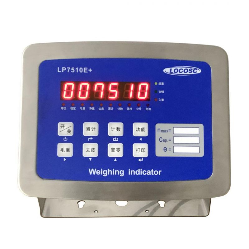 High Accuracy Built-in Load Cell Industrial Weight Indicator with Wires