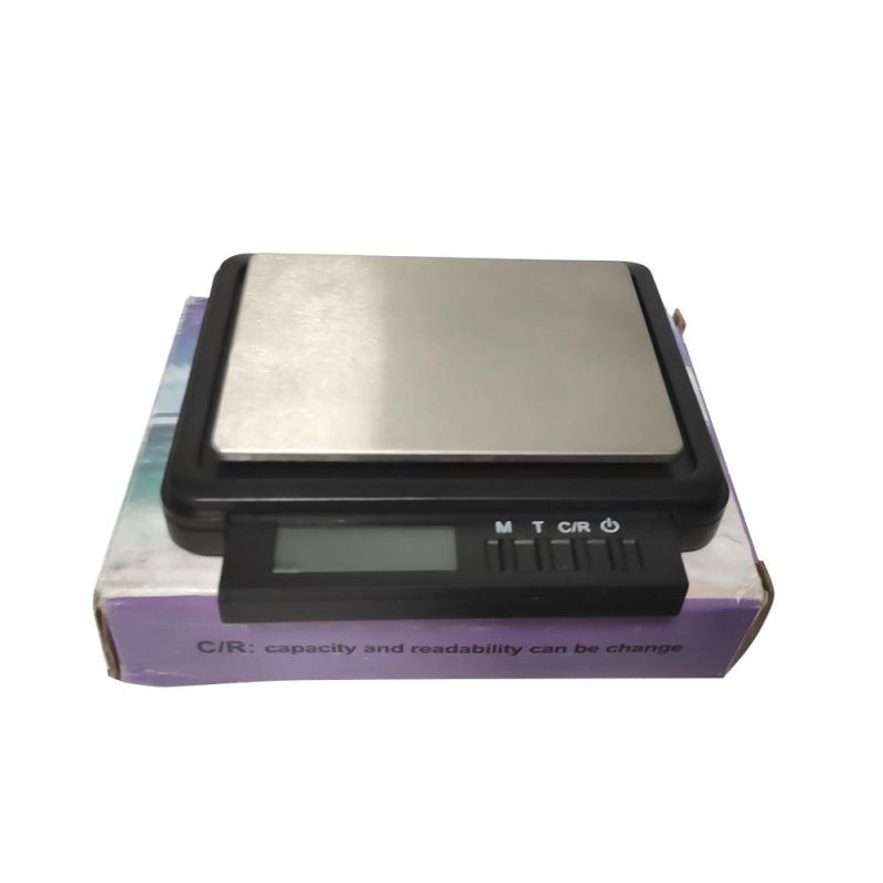 200g/0.01+2000g/0.1 Dual-Range Pocket Portable Diamond Jewelry Scale