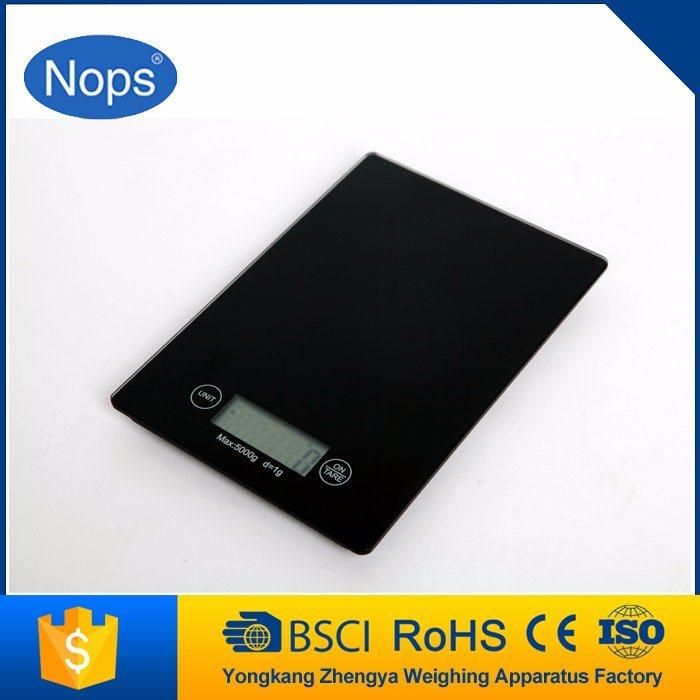 LCD Display Tempered Glass Scale Digital Kitchen Scale