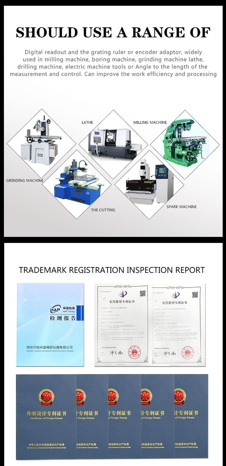 High Precision Universal Digital Hxx 2 Axis Dro for Lathe