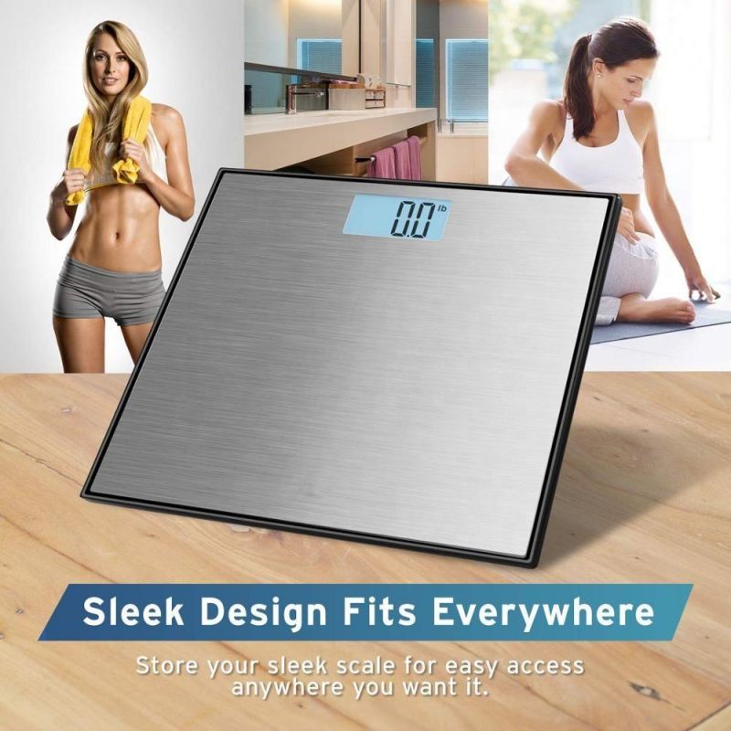 High Precision Electronic Weighing Stainless Steel Bathroom Scale