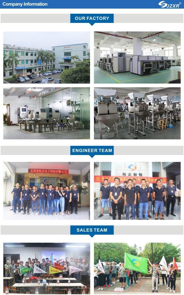 Juzheng Factory Direct Price Customized Online Automation Checkweigher with Diversion Rejector