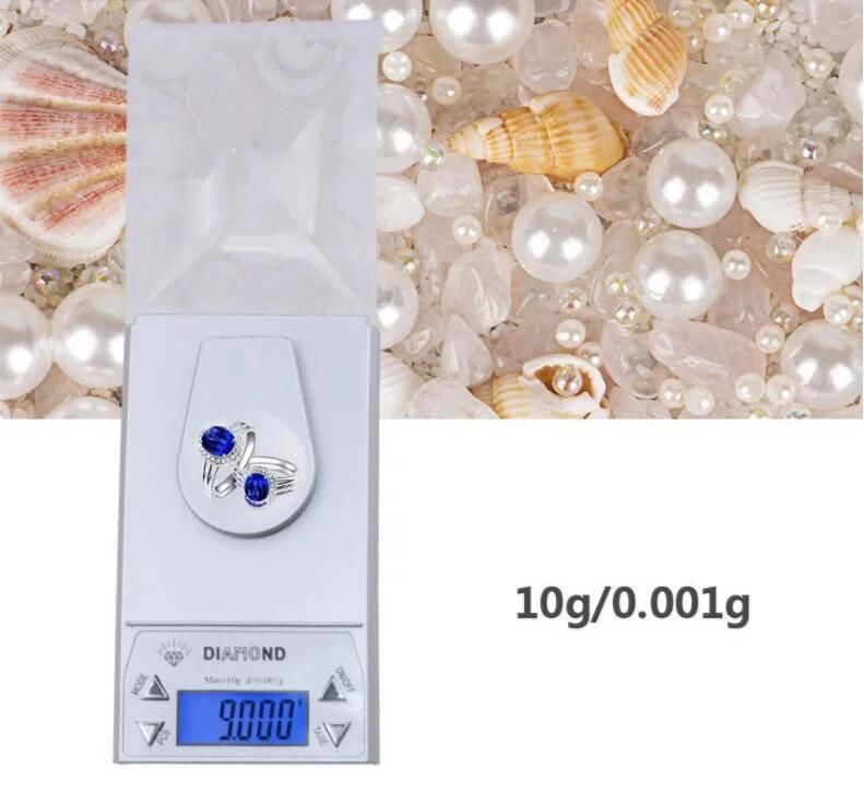 10g/0.001g High Precision Digital Jewelry Scales for Weighting Gold Pearl Diamond