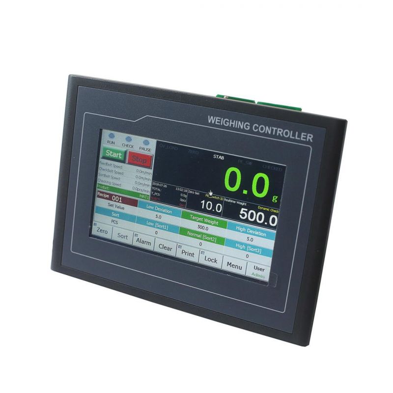 Supmeter Check Weigher Controller for Automatic Flipper Type Checkweigher Scales. Belt Checkweigher with Rejector Module