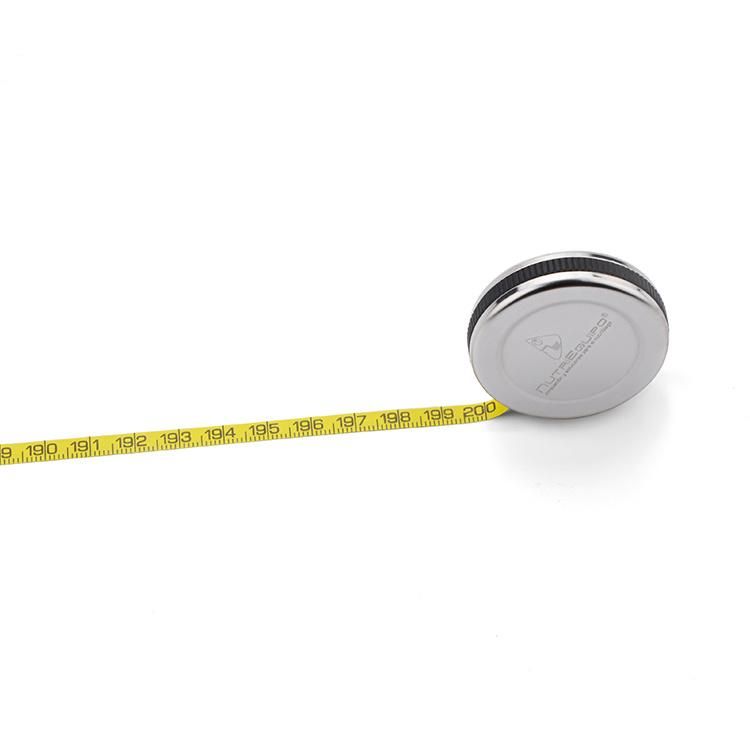 Mini 2m Retractable Metal Round Case Steel Tape Measure