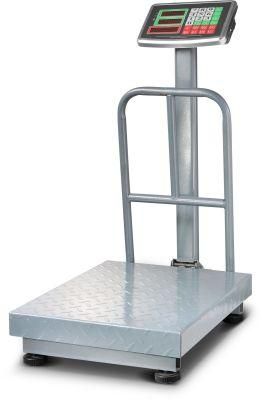Durable Electronic Weighing Platform Scale with Handrail for Heavy Work