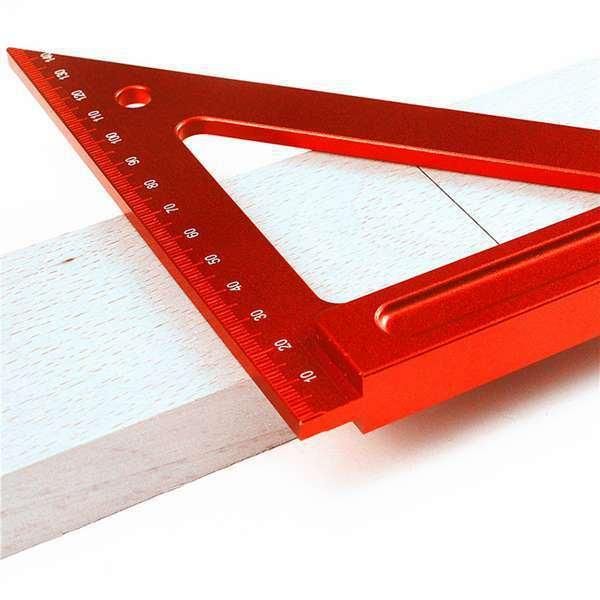 Woodworking Triangle Ruler Height Ruler Metric Ruler Right Angle Ruler Woodworking Aids Measuring Tool I185312