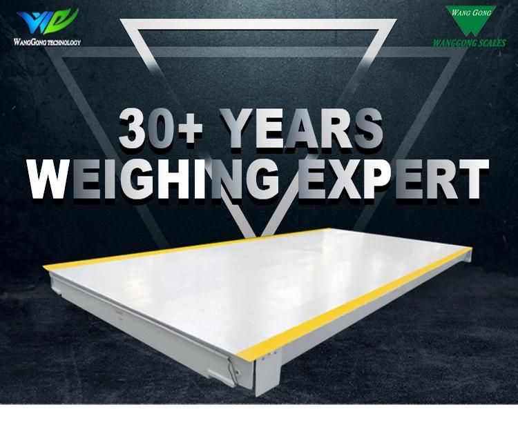3X18m 100t Electronic Digital Type Concrete Weighbridge Scale for Trucks