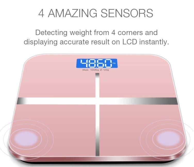 Good Quality Digital Bathroom Weighing Scale Personal Weight Balance Body Fat Scale