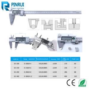 Full Stailess Steel LCD Digital Calipers for Precision Measuring Inspection Work