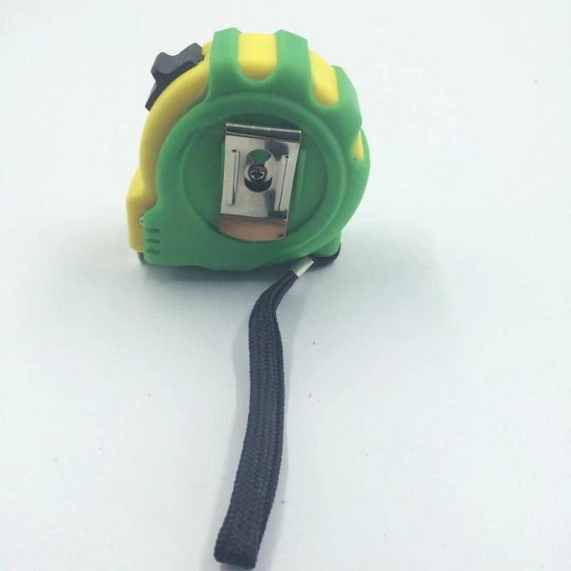 Green and Yellow ABS Tape Measure with Humanized Design