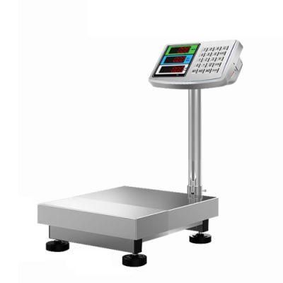 30*30cm Size 100kg Max Capacity Full Stainless Steel Platform Scale