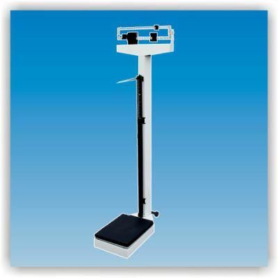 Rgt. B-200-Rt Medical Mobile Double Ruler Body Scale, Practical Weighing and Heighting Scale