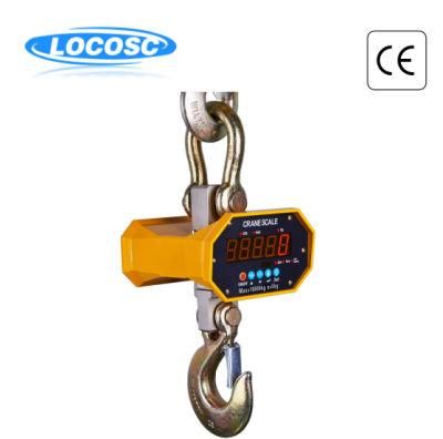 300kg 1000kg 5 Ton CE Industrial Wireless Bluetooth Electronic Weighing Digital Hanging Big Ocs Crane Scale