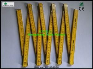 200mm Folding Wooden Ruler