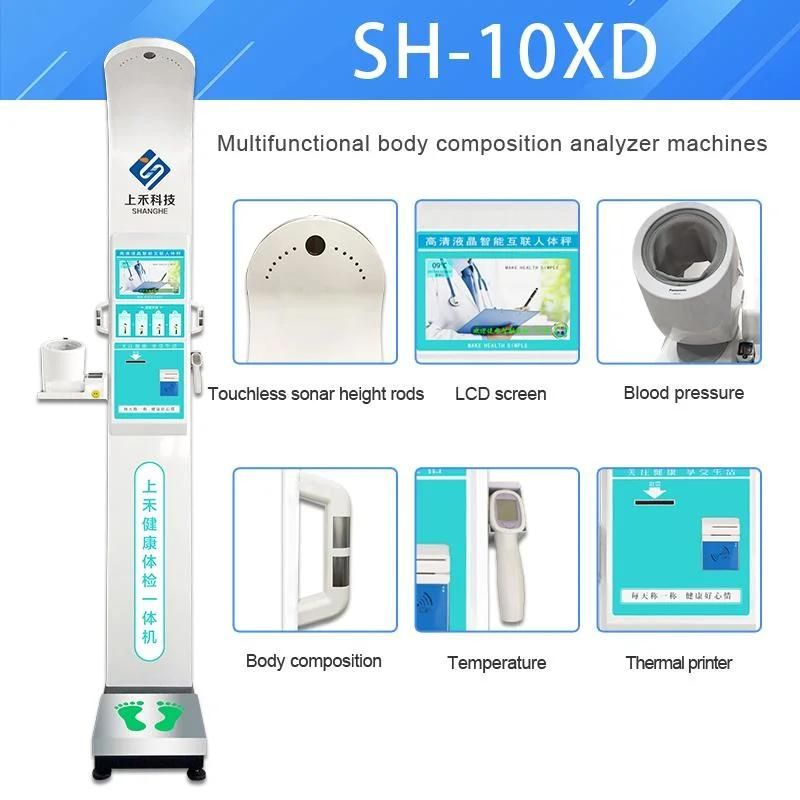 Customizable Health Check Body Scale Height and Weight Machine
