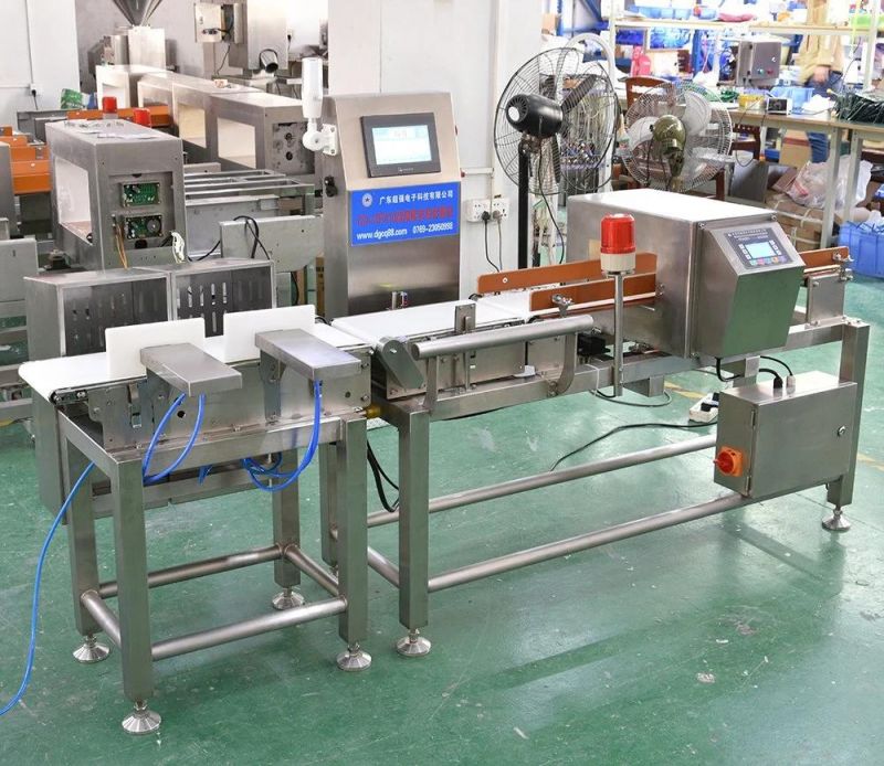 Automatic Check Weigher with Rejector System Conveyor Belt Metal Detector