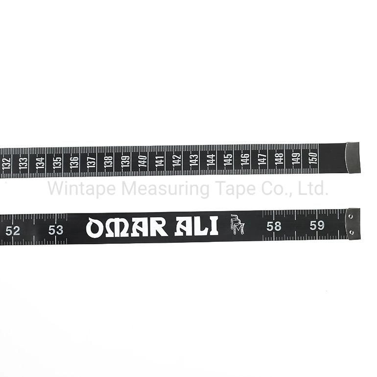 Custom Logo Portable Black Measuring Tools Soft Tape Measure