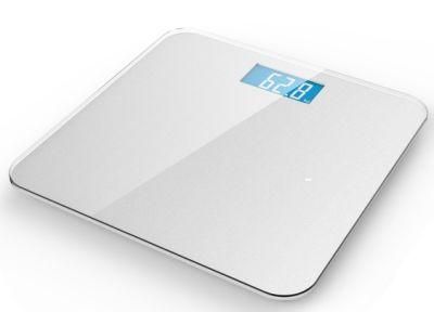 Electronic Bathroom Scale with LCD Display and Tempered Glass